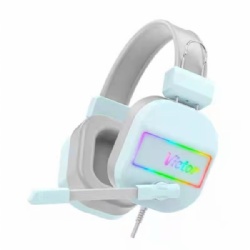 Macaron Wired Gaming Headphone with cool statical RGB LED