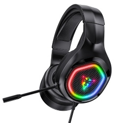 Wired Gaming Headphone with cool customized statical RGB LED