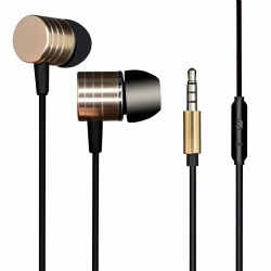 Wired metal earphone Headphone in-ear earphone handfree
