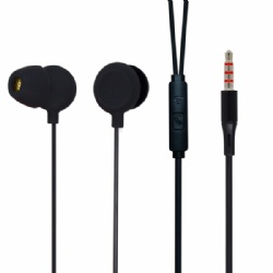 Wired soft silicone sleeping earphone Headphone in-ear earphone handfree